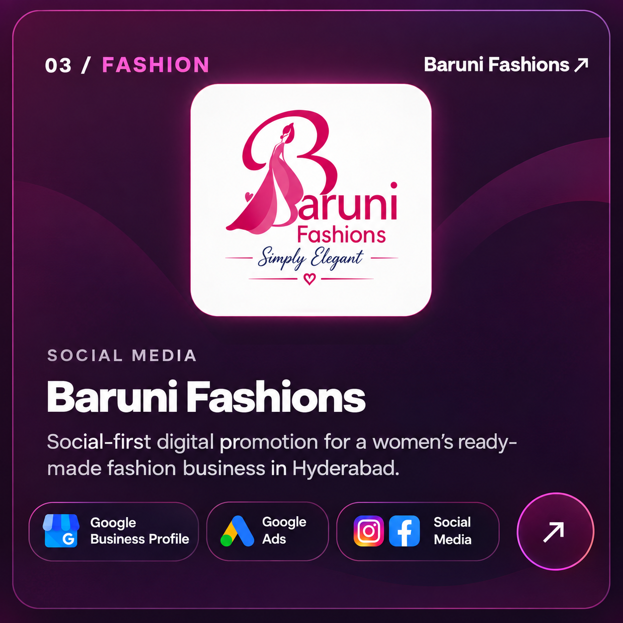 Baruni Fashions client showcase